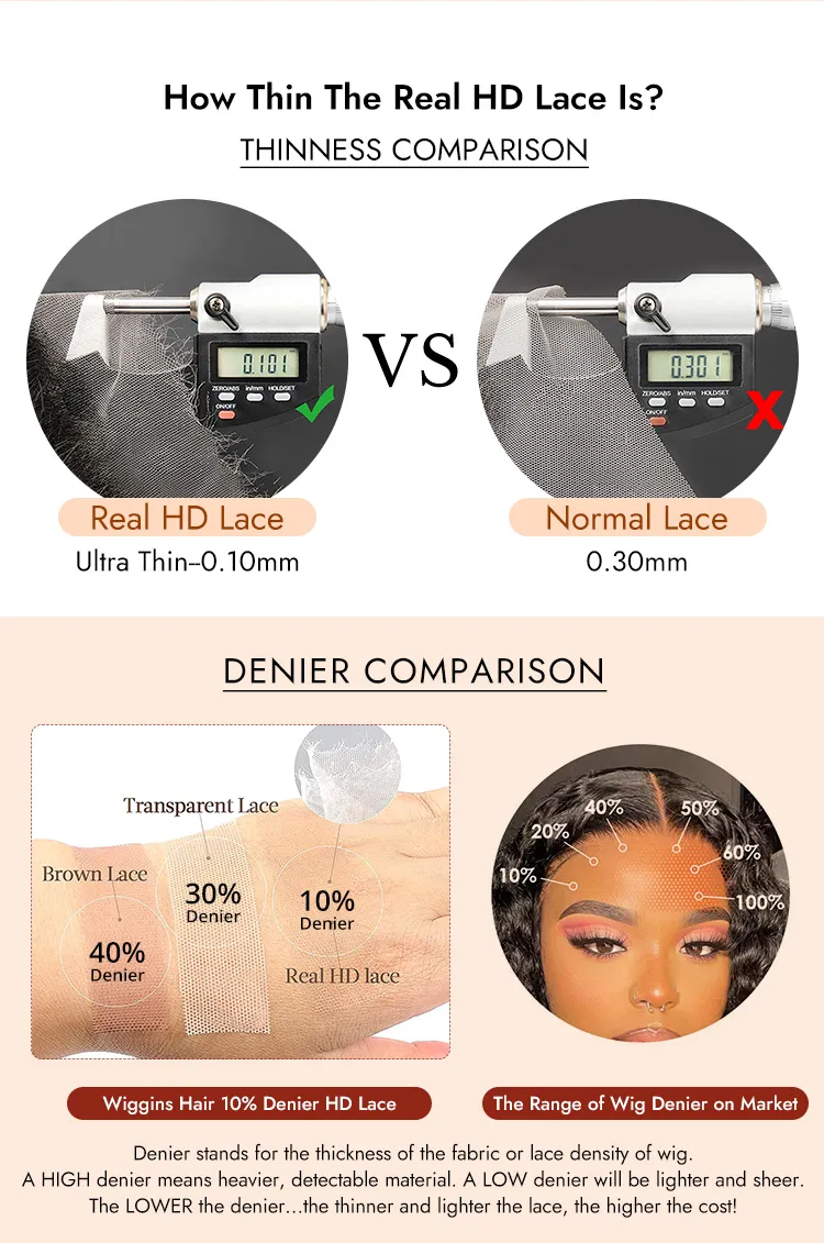 180% Density 13x6 HD Lace Frontal Wig | Long Deep Wave Glueless Human Hair Wig for Women - Image 12