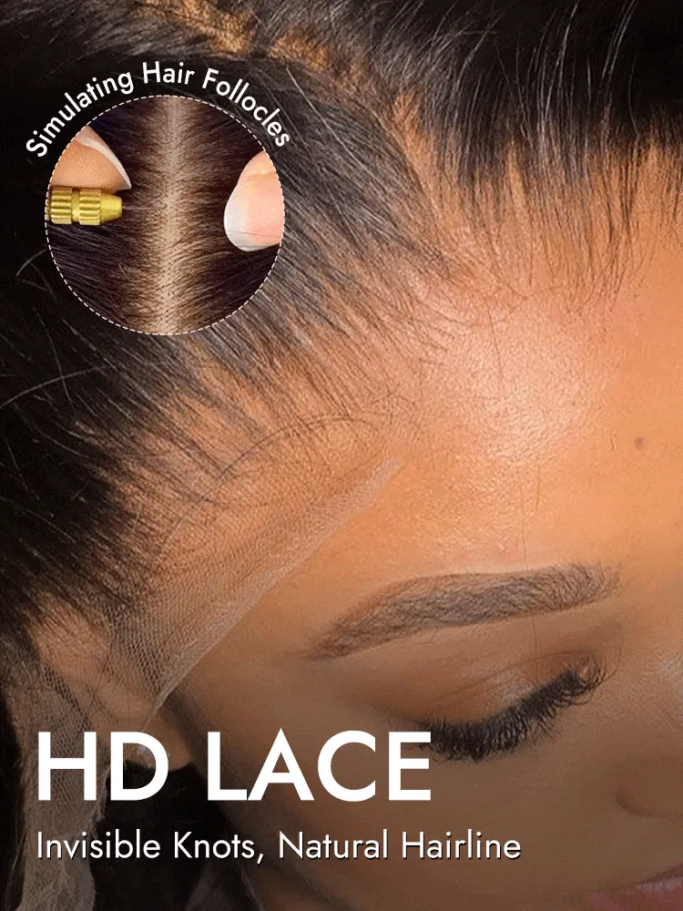180% Density 13x6 HD Lace Frontal Wig | Long Deep Wave Glueless Human Hair Wig for Women - Image 8