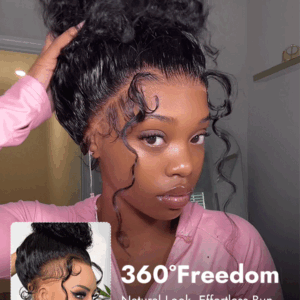 Loose Deep Invisi Strap Snug Fit 360 Transparent Lace Frontal Bleached Knots Pre Cut Lace Wig