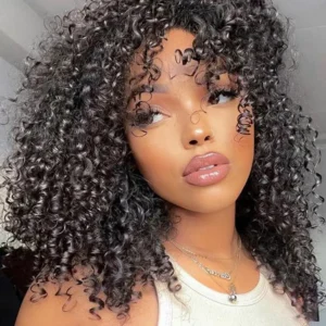 One Bundle Burmese Deep Curly Human Hair Weave With Spiral Ends