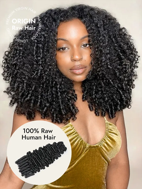 One Bundle Burmese Deep Curly Human Hair Weave With Spiral Ends - Image 2