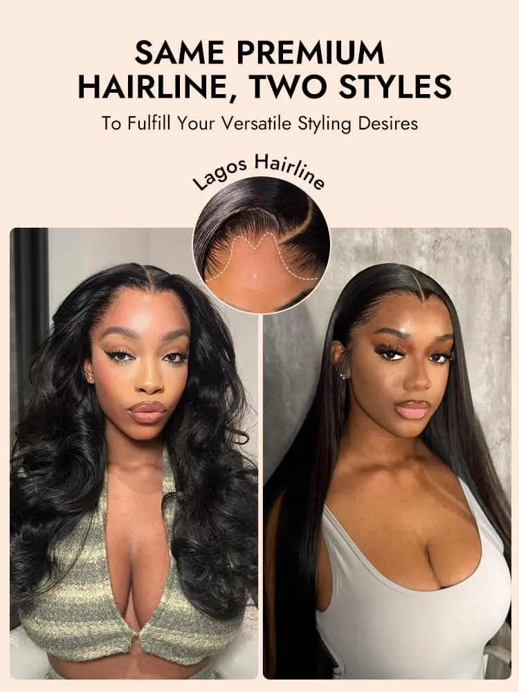 13×6 HD Lace Frontal Wigs Straight Undetectable Lace Front Wigs Human Hair - Image 4