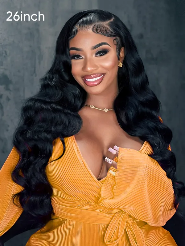 13×6 HD Lace Frontal Wigs Body Wave Undetectable Lace Front Wigs Human Hair - Image 5