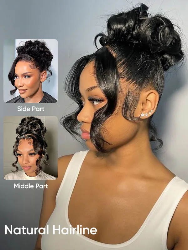 Body Wave 360 HD Lace Wig Human Hair Wigs 180% Density - Image 2