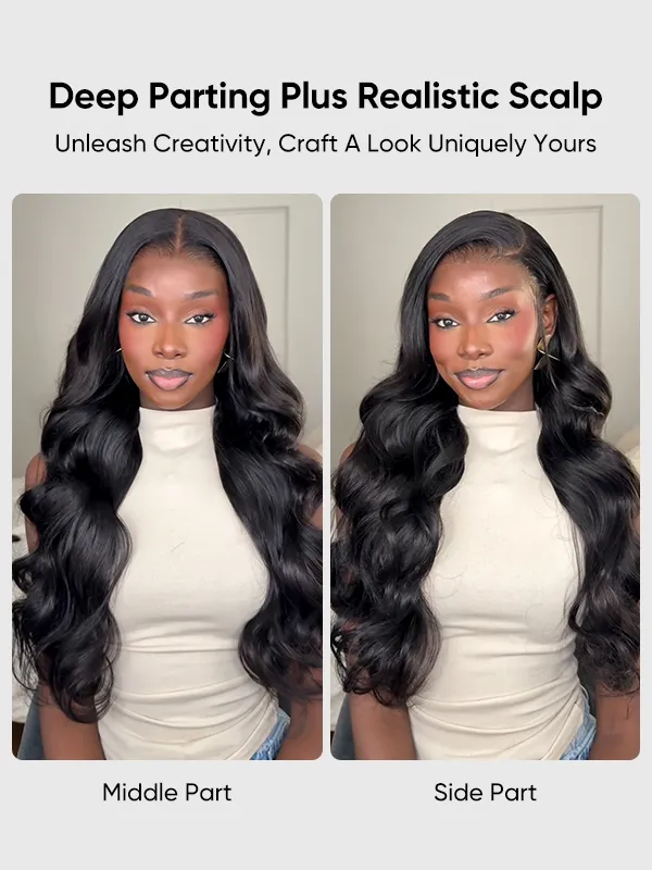 13×6 HD Lace Frontal Wigs Body Wave Undetectable Lace Front Wigs Human Hair - Image 6