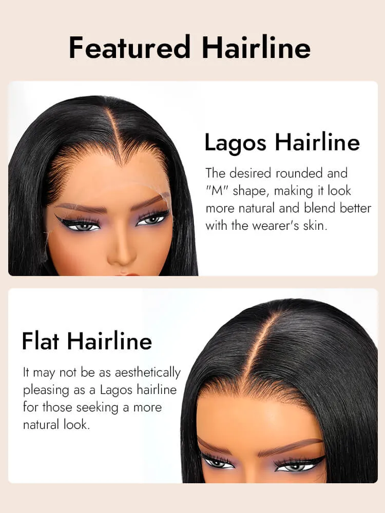 13×6 HD Lace Frontal Wigs Straight Undetectable Lace Front Wigs Human Hair - Image 5