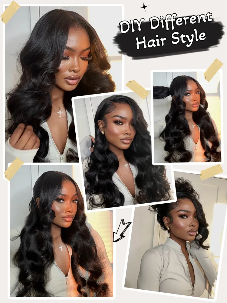 Body Wave 360 HD Lace Wig Human Hair Wigs 180% Density - Image 7