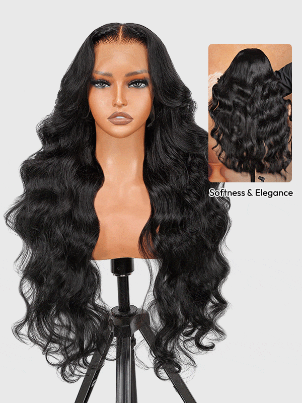 13×6 HD Lace Frontal Wigs Body Wave Undetectable Lace Front Wigs Human Hair - Image 4